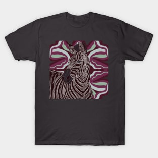 Modern Zebra Design T-Shirt